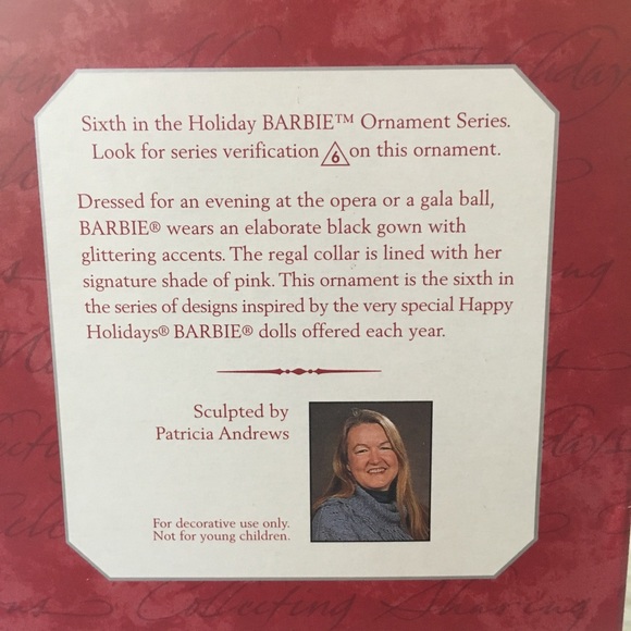 Vintage 1997 Holiday Hallmark Barbie Ornament - Picture 5 of 6